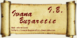 Ivana Buzaretić vizit kartica